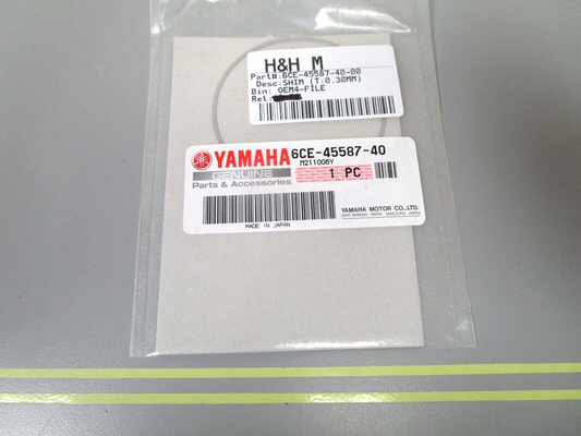 *NEW OEM* 0750 Yamaha SHIM T:0.30  6CE-45587-40