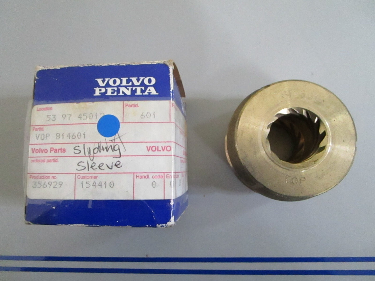 *NEW OEM* 0820 Volvo Penta Sliding Sleeve 814601