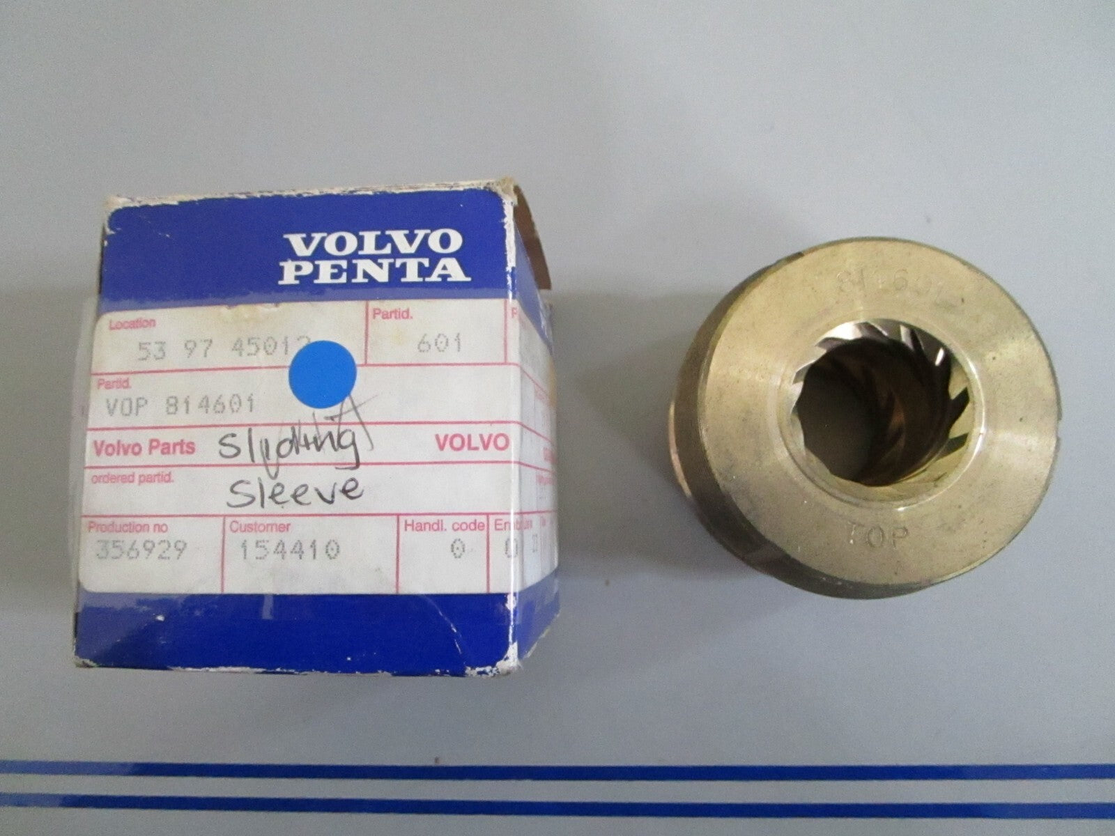 *NEW OEM* 0820 Volvo Penta Sliding Sleeve 814601