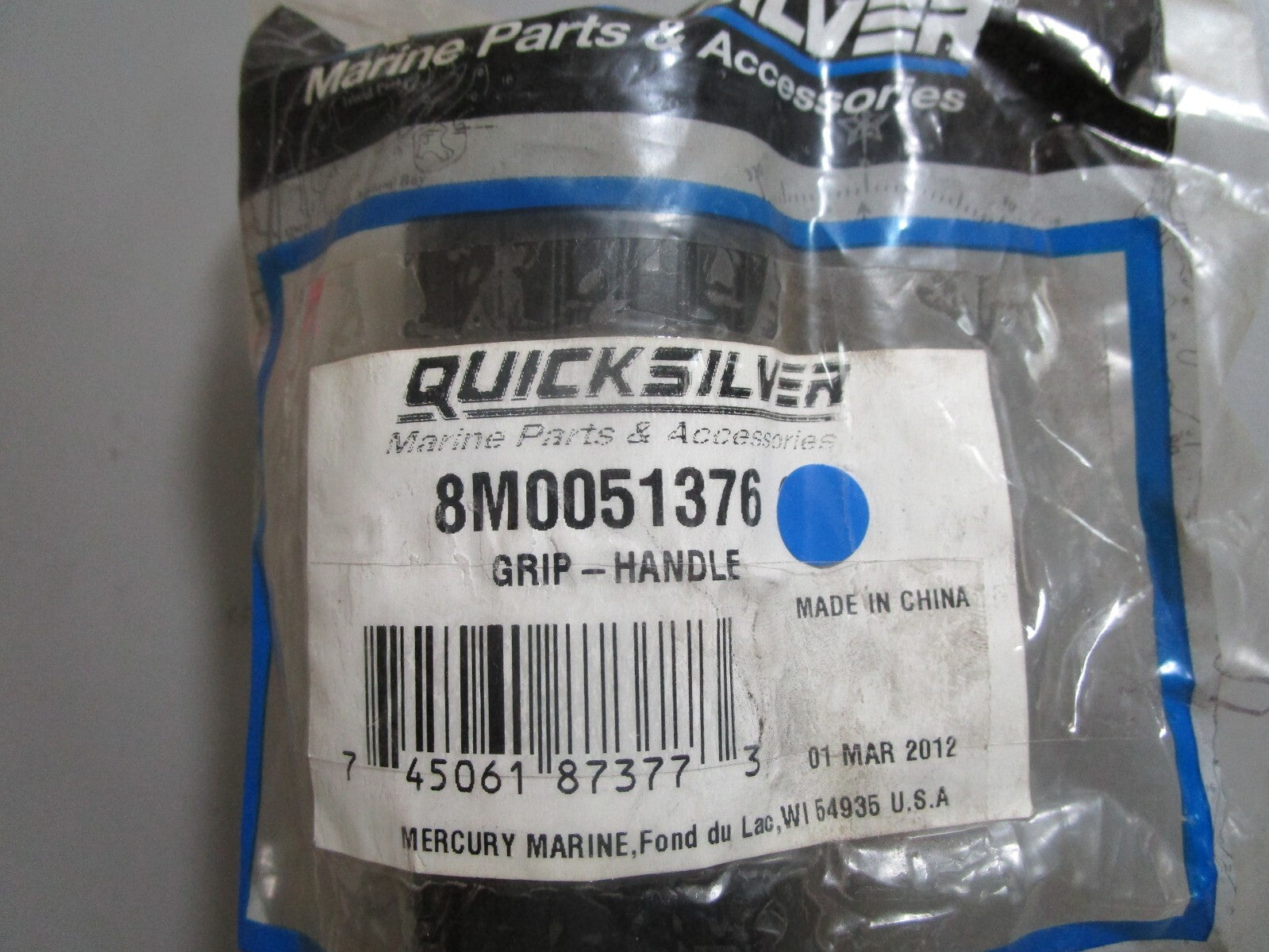 *NEW OEM* 0810 Mercury Quicksilver Handle Grip 8M0051376