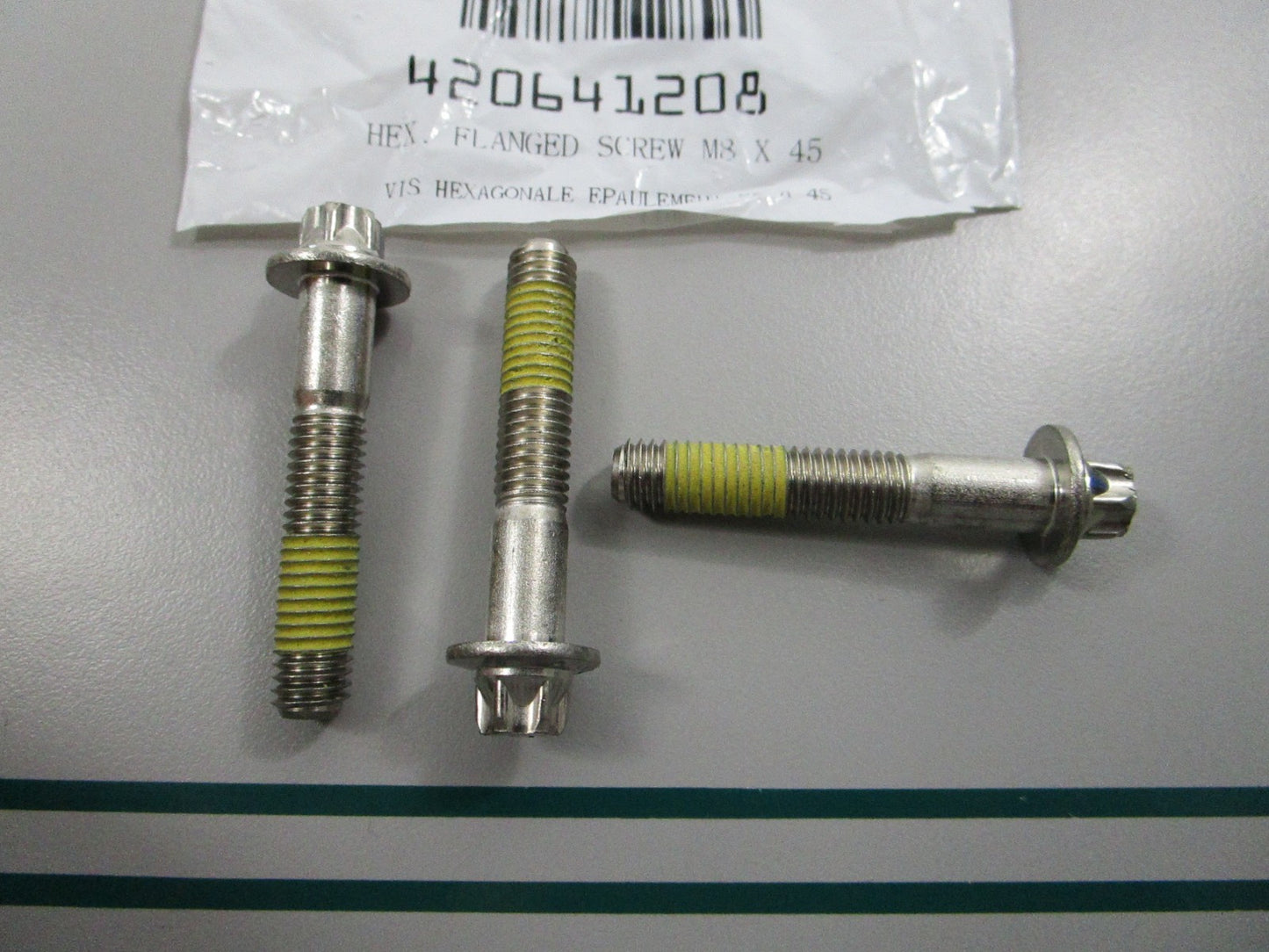 NEW OEM (LOT OF 3) 420641208 Can-Am Flange Screw 0810