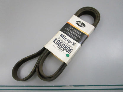 Gates K060806 Micro-V Serpentine Belt 6-Rib 80.58in NEW 0810