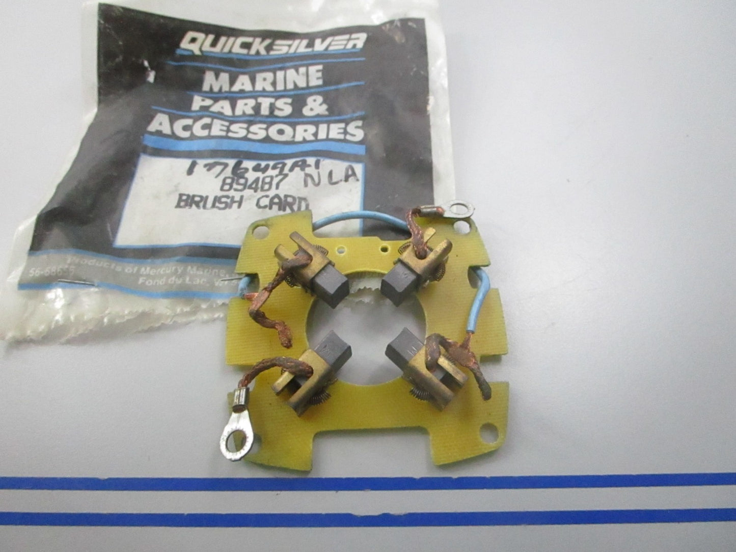 NEW OEM 89487 Mercury Quicksilver Brush Card 0810