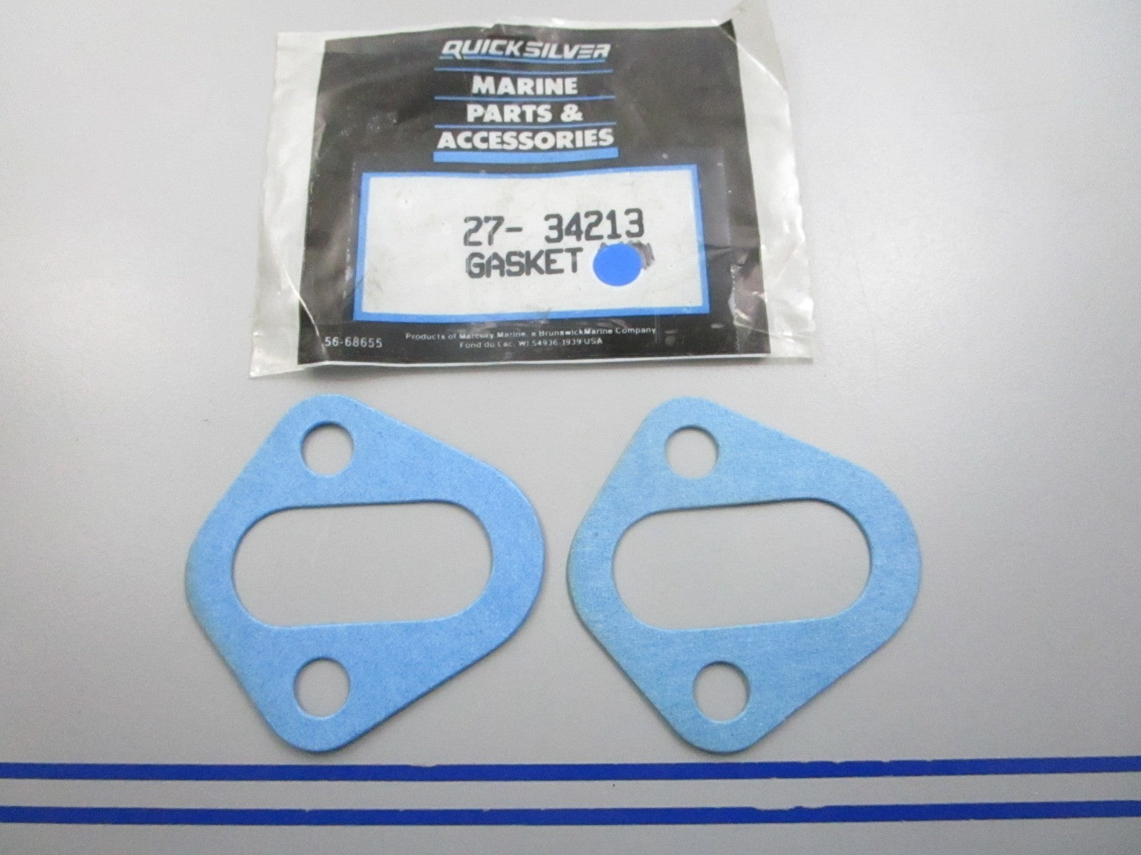 NEW OEM (LOT OF 2) 27-34213 Mercury Quicksilver Gasket 0810