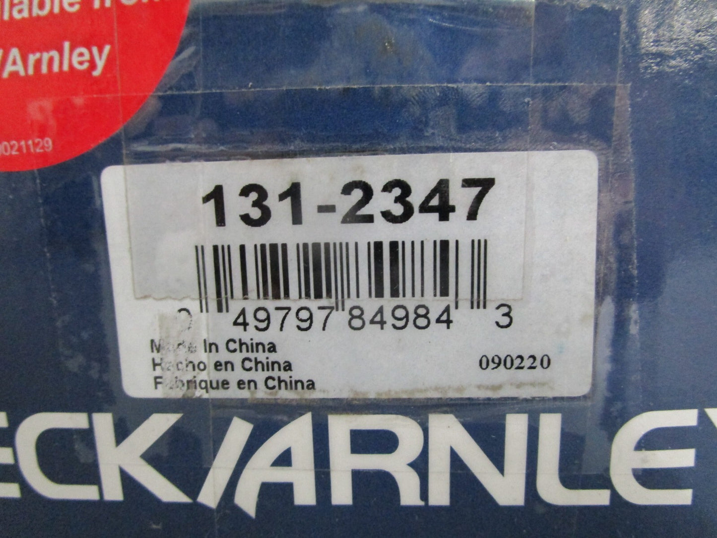 *NEW* 0820 Beck/Arnley Water Pump Ay 131-2347