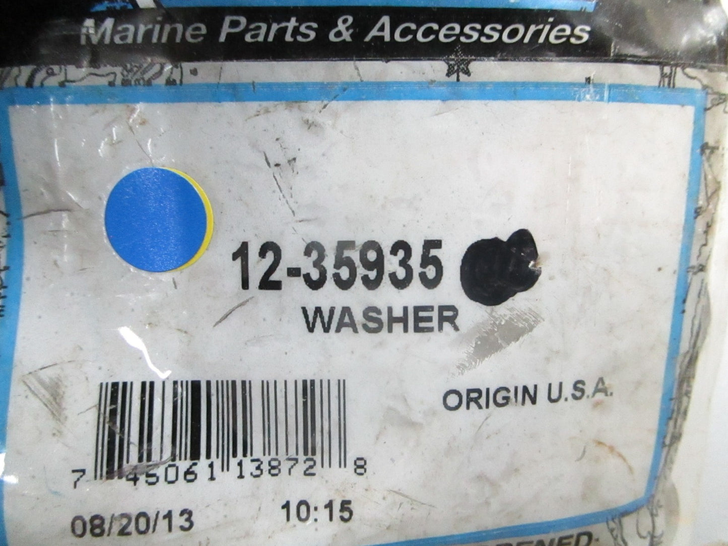 *NEW OEM* (LOT OF 5) 0810 Mercury Quicksilver Washer 12-35935