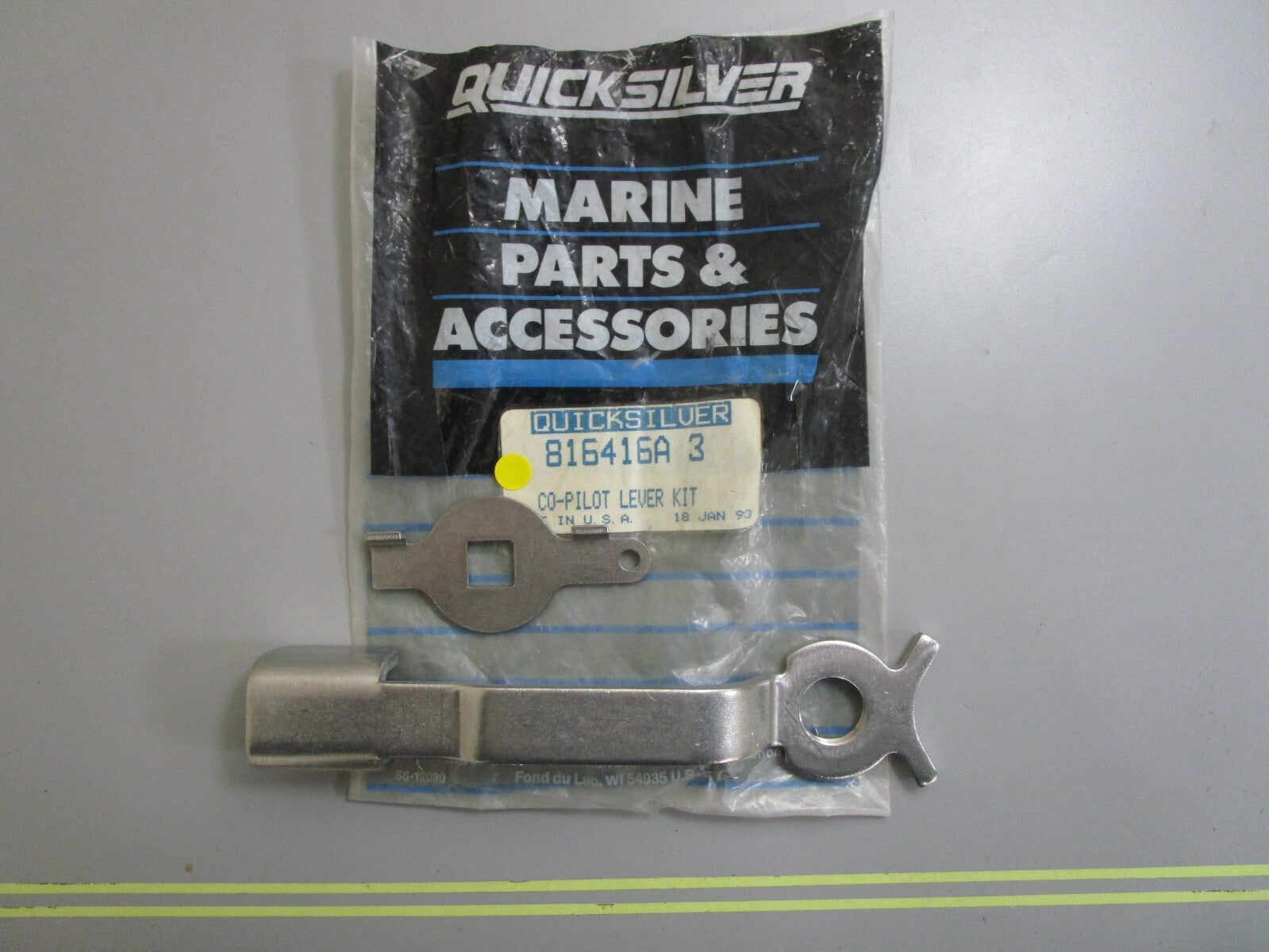 *NEW OEM* 0810 Mercury Quicksilver Co-Pilot Lever Kit 816416A3