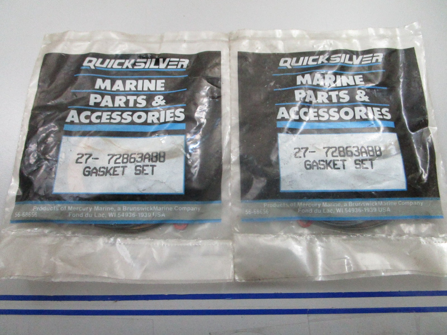 *NEW OEM* (LOT OF 2) 0810 Mercury Quicksilver Gasket Set 27-72863A88