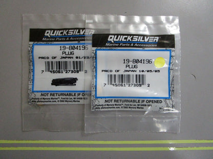 *NEW OEM* (LOT OF 2) 0810 Mercury Quicksilver Plug 19-804196