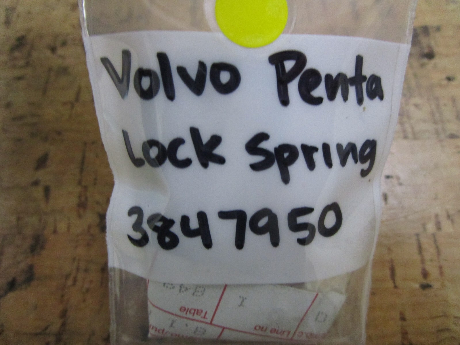 *NEW OEM* (LOT OF 2) 0750 Volvo Penta LOCK SPRING 3847950