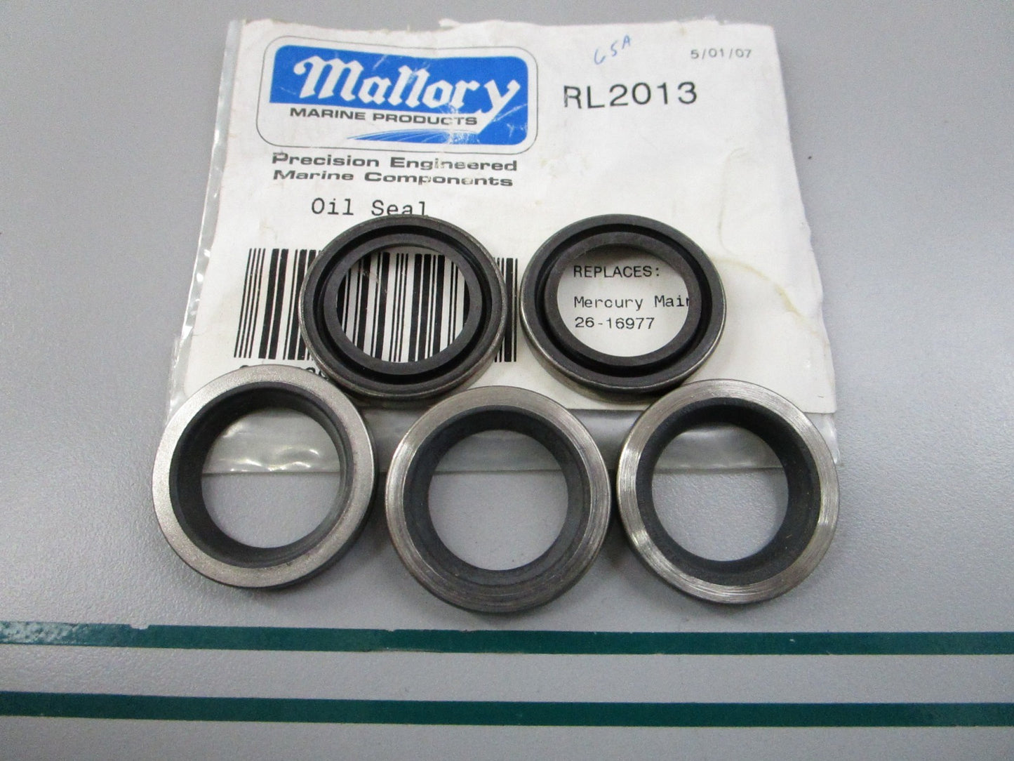 NEW (LOT OF 5) RL2013 Replaces: 26-16977 Mallory Oil Seal 0810