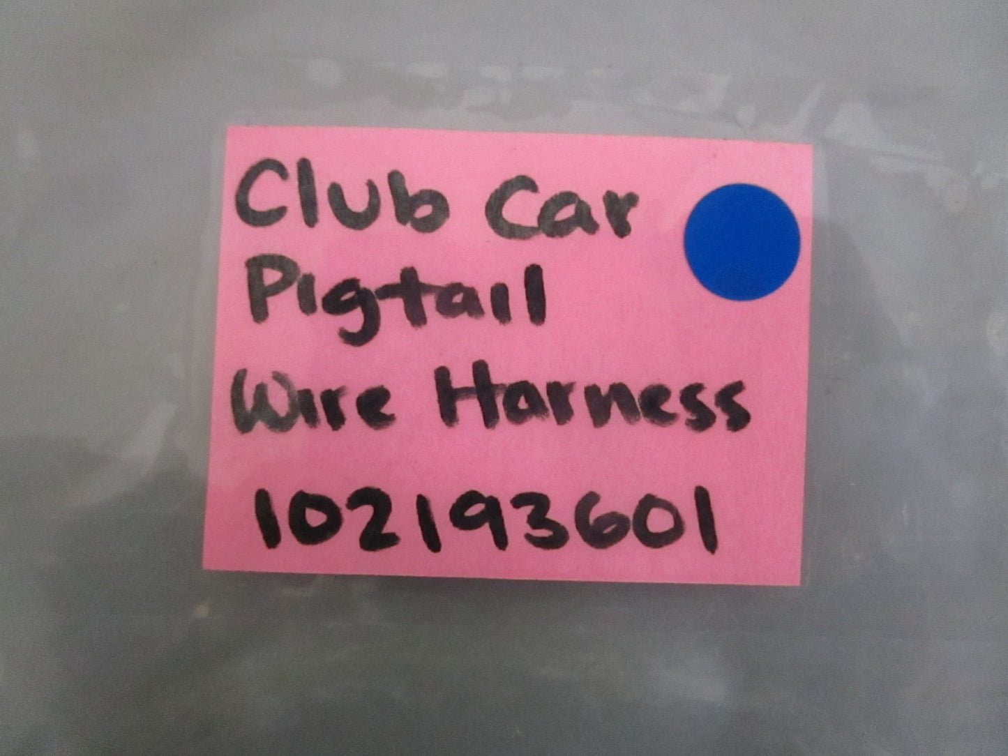 NEW OEM 102193601 Club Car Pigtail Wire Harness 0820