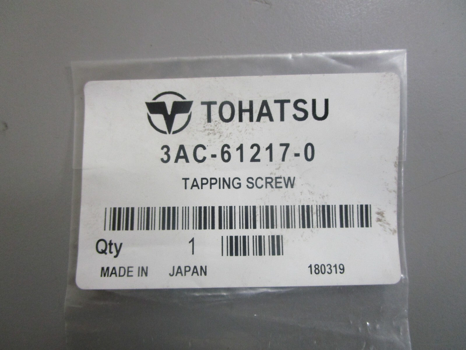 *NEW OEM* 0810 Tohatsu Tapping Screw 3AC-61217-0 3AC612170