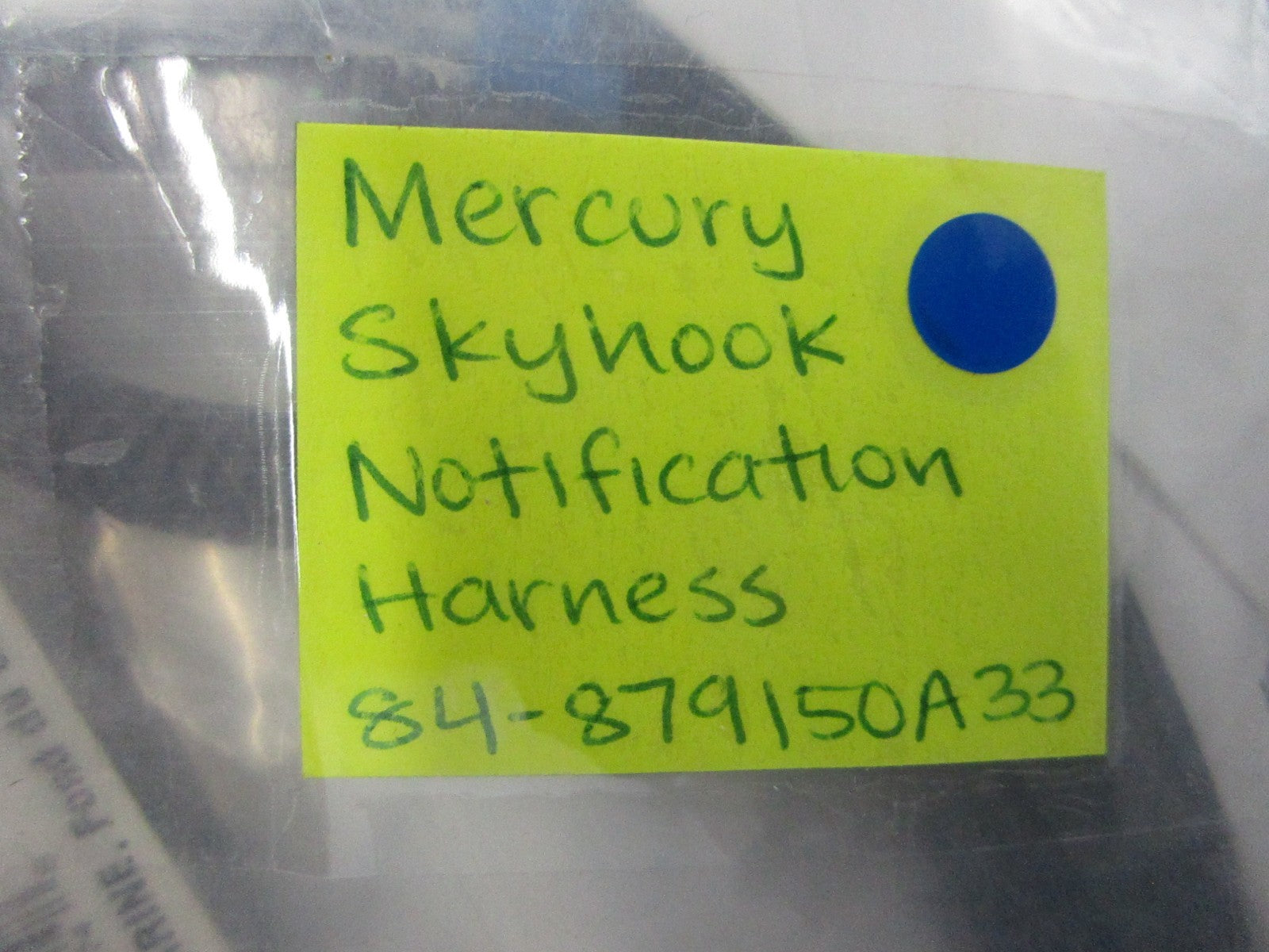 NEW OEM 84-879150A33 Mercury Quicksilver Skyhook Notification Harness 0810