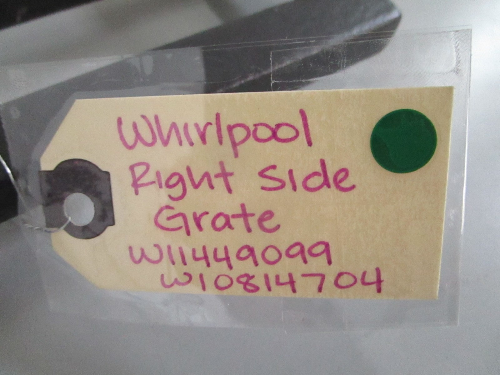 Whirlpool NEW OEM Right Side Burner Grate W11449099 NOS Gas Range Black 0820