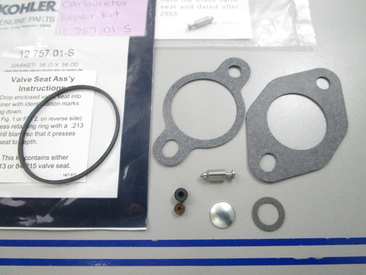 *NEW OEM* 0810 Kohler Carburetor Repair Kit 12 757 01-S
