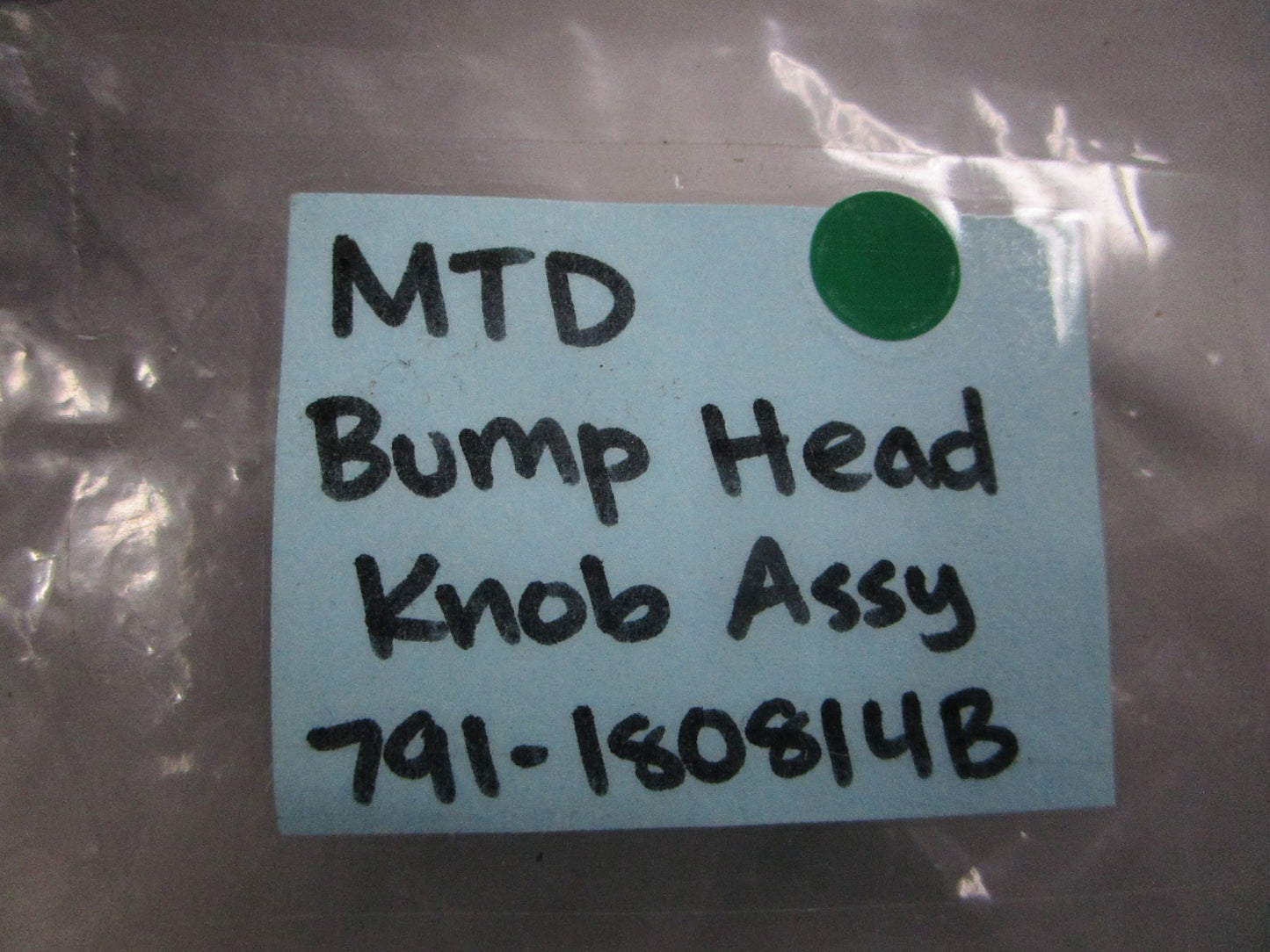 NEW OEM 791-180814B MTD Bump Head Knob Assembly 0810