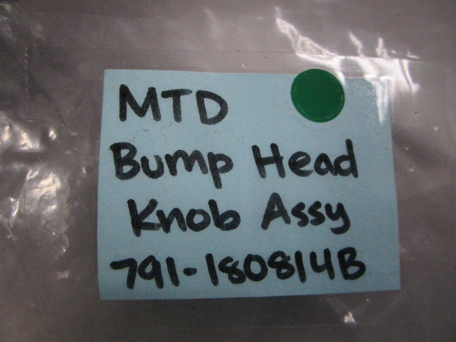 NEW OEM 791-180814B MTD Bump Head Knob Assembly 0810