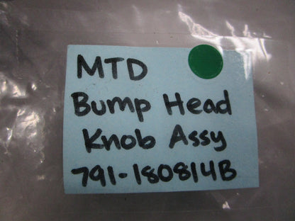 NEW OEM 791-180814B MTD Bump Head Knob Assembly 0810