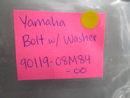 *NEW OEM* 0810 Yamaha Bolt w/ Washer 90119-08M84-00