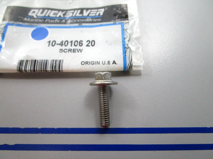 NEW OEM 10-40106 20 Mercury Quicksilver Screw 0810