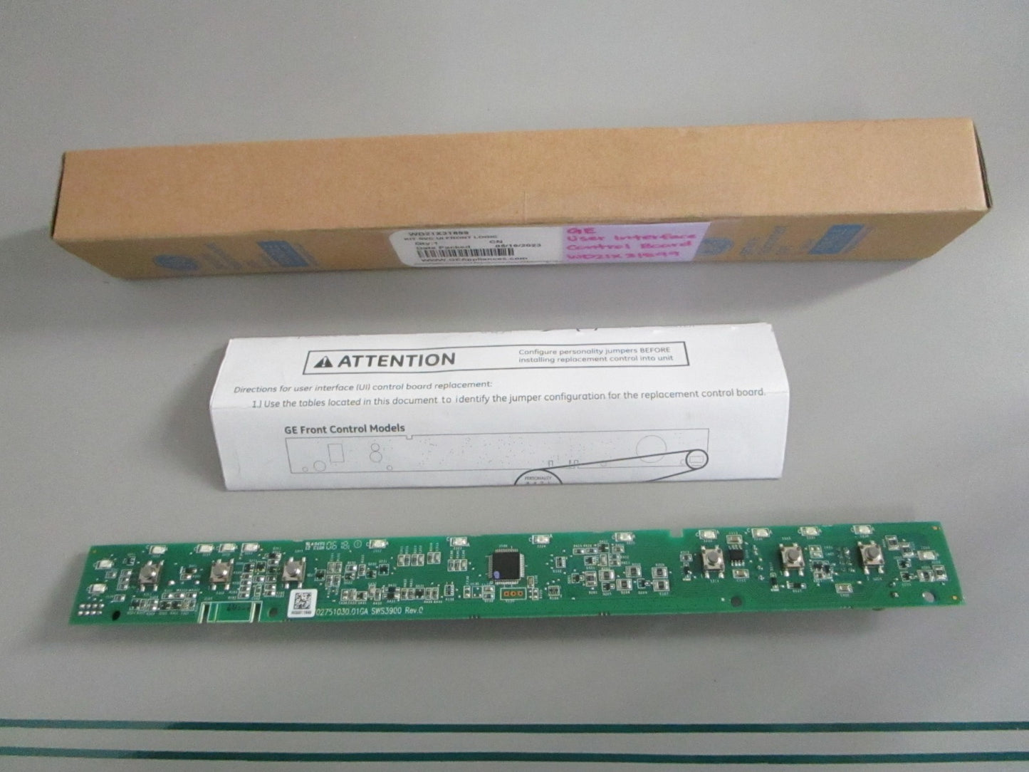 NEW OEM WD21X31899 GE User Interface Control Board 0820