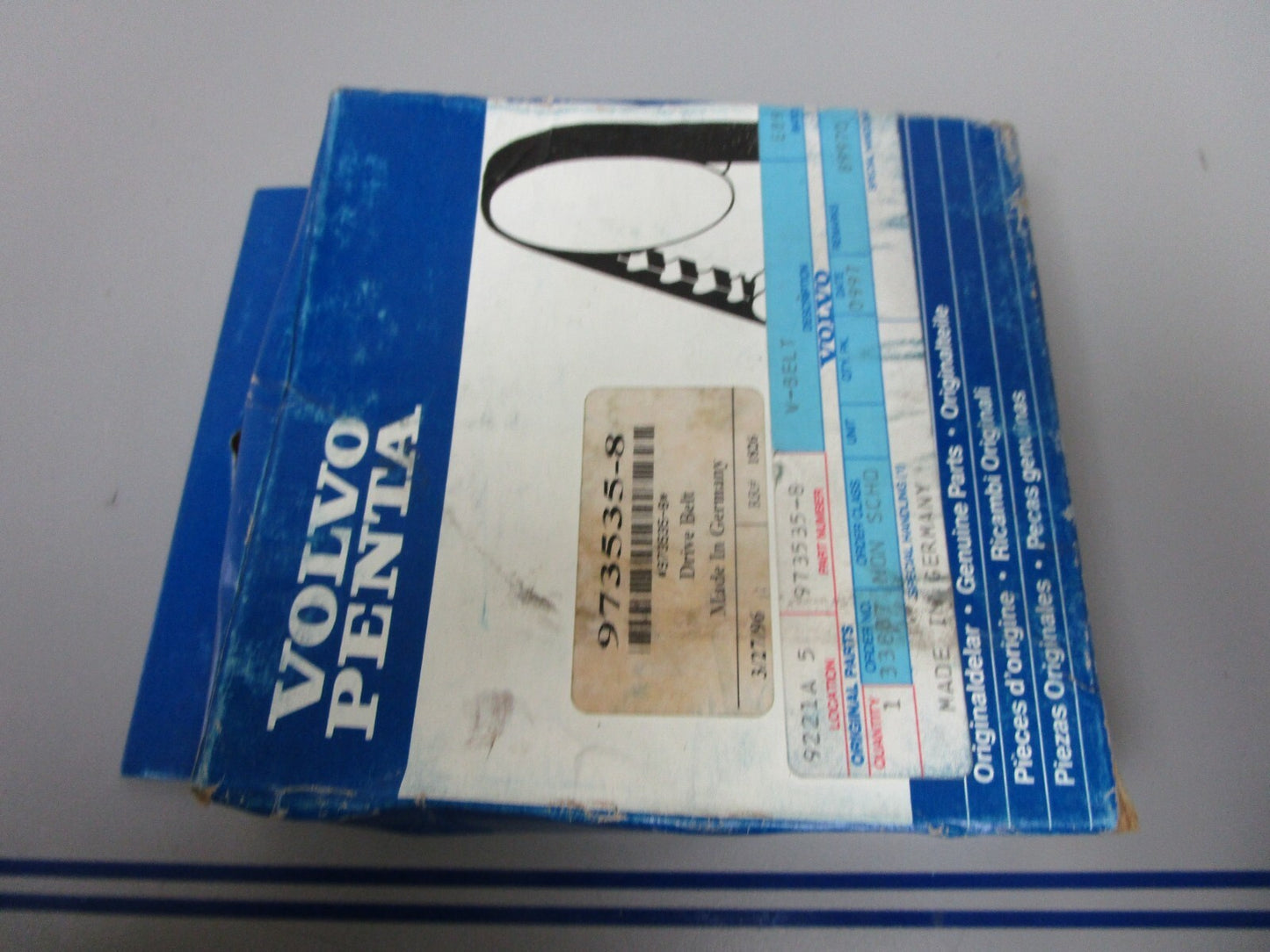 *NEW OEM* 0810 Volvo Penta V-Belt 973535
