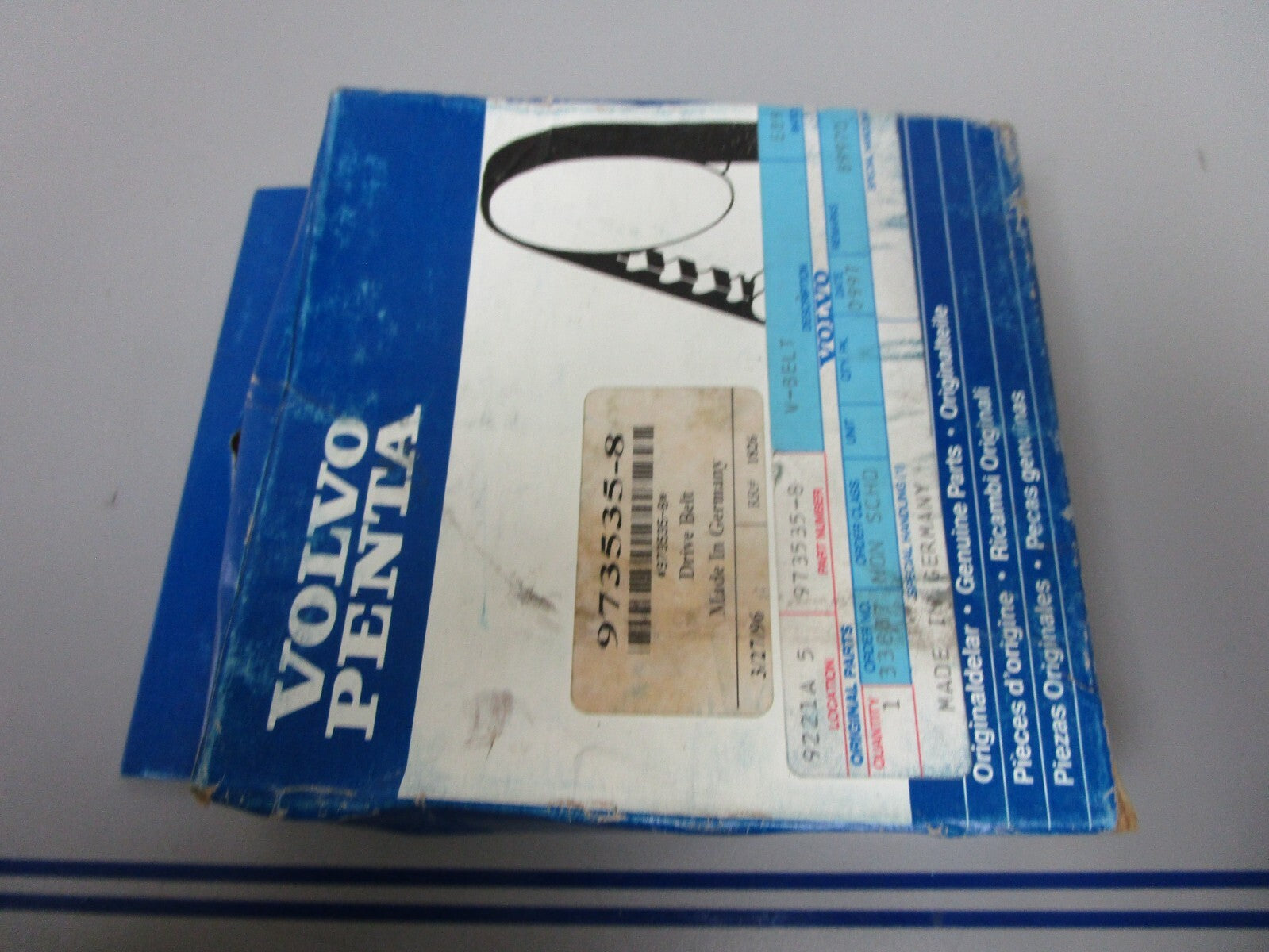 *NEW OEM* 0810 Volvo Penta V-Belt 973535