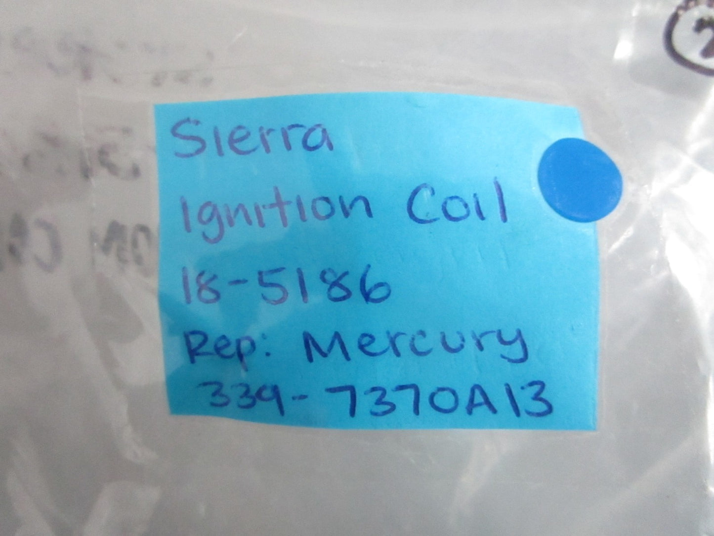 NEW 18-5186 Sierra Ignition Coil Rep: 339-7370A13 Mercury 0820