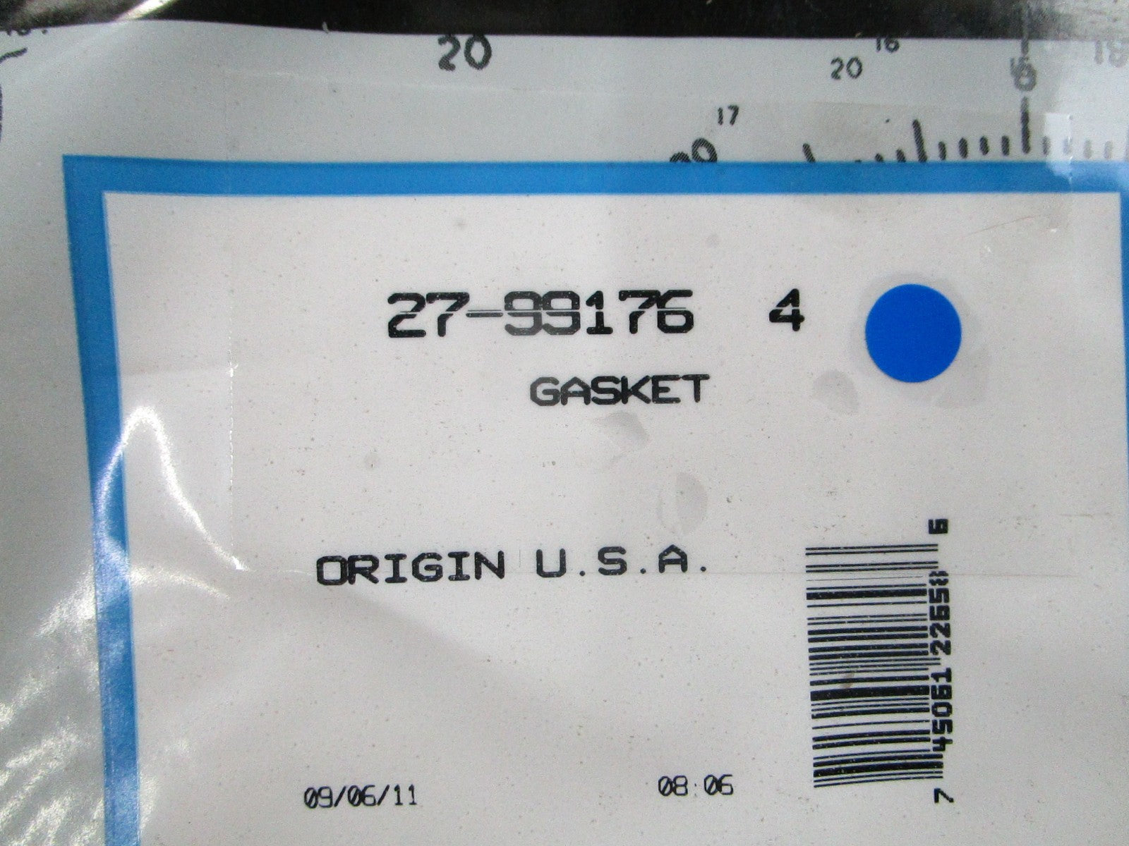 *NEW OEM* 0810 Mercury Quicksilver Gasket 27-99176 4