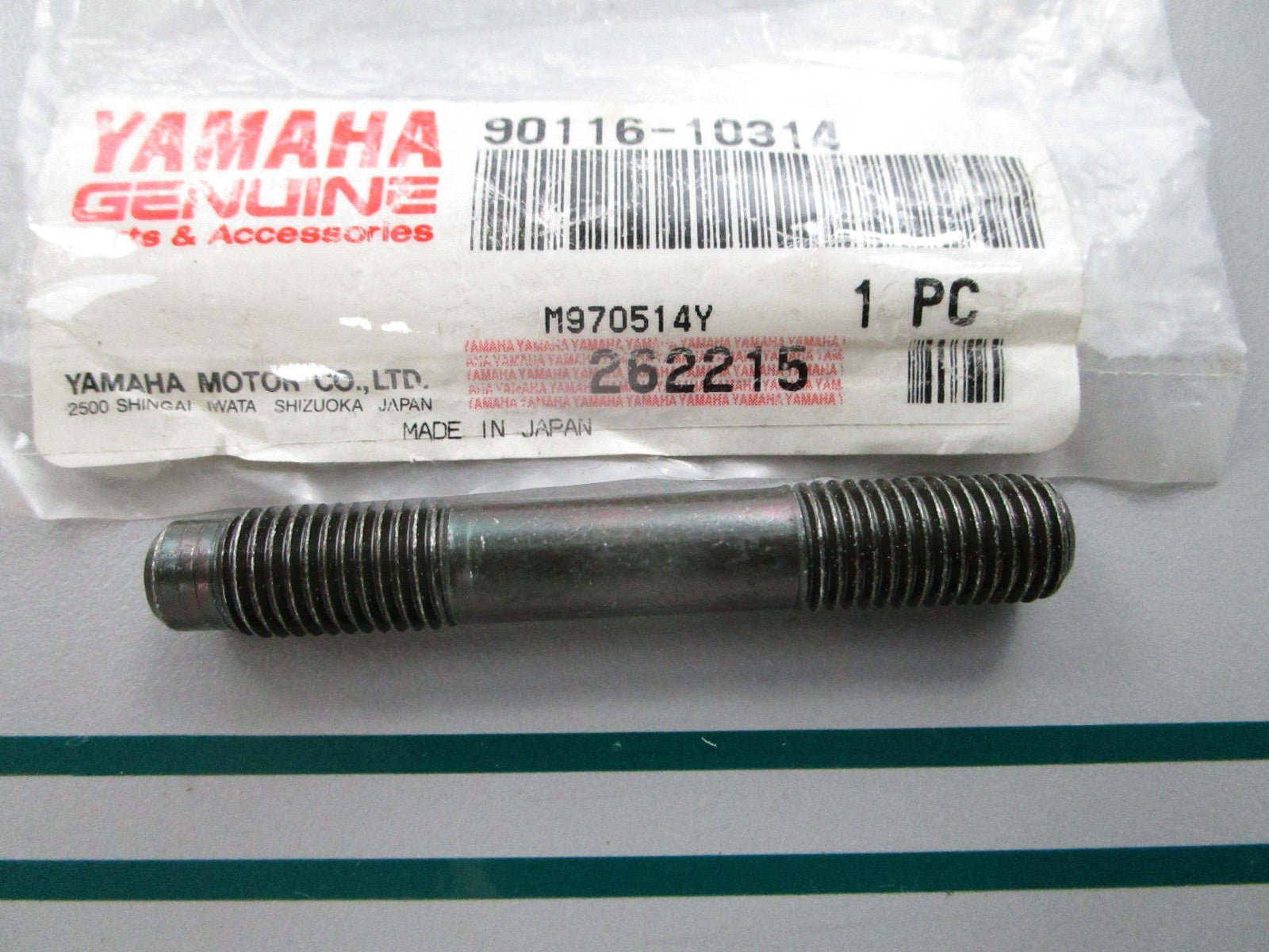 NEW OEM 90116-10314 Yamaha Stud Bolt 0810