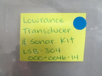NEW OEM LSB-304 000-0046-14 Lowrance Transducer & Sonar Kit 0820