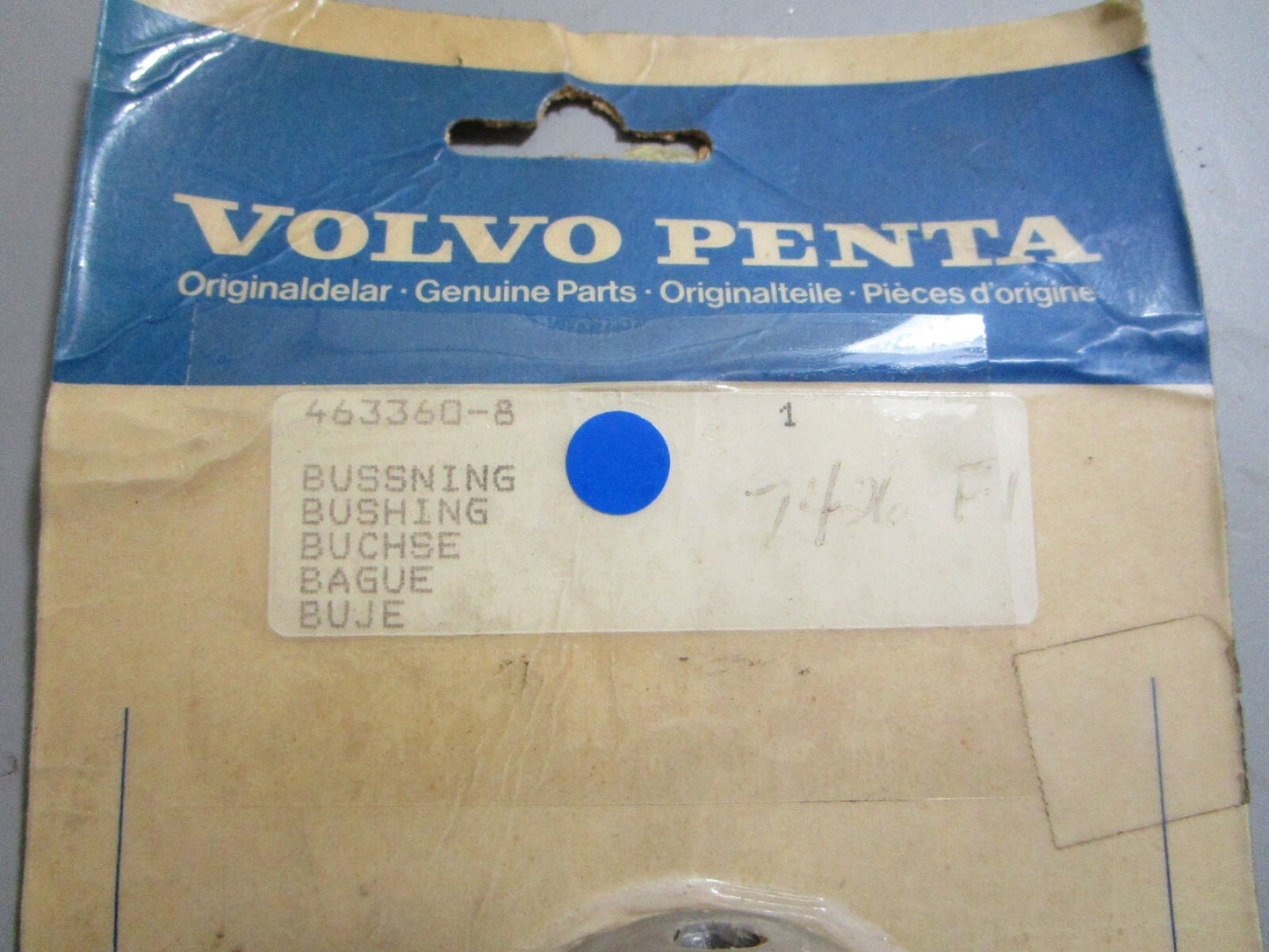*NEW OEM* 0720 Volvo Penta Bushing 463360