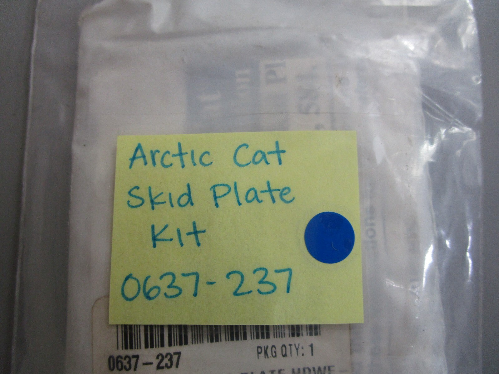 *NEW OEM* 0810 Arctic Cat Skid Plate Kit 0637-237