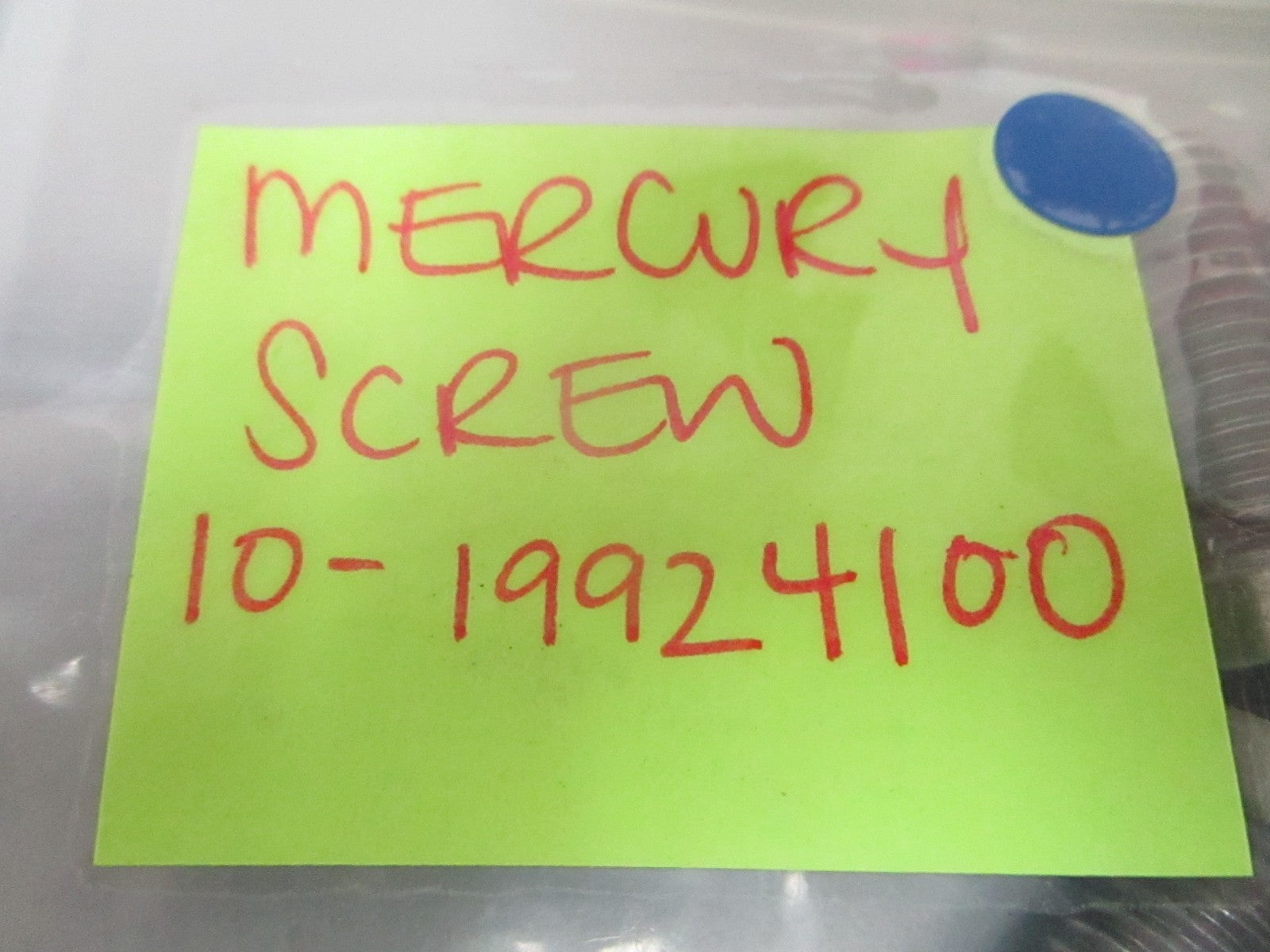 NEW OEM (LOT OF 7) 10-19924100 Mercury Quicksilver Screw 0810