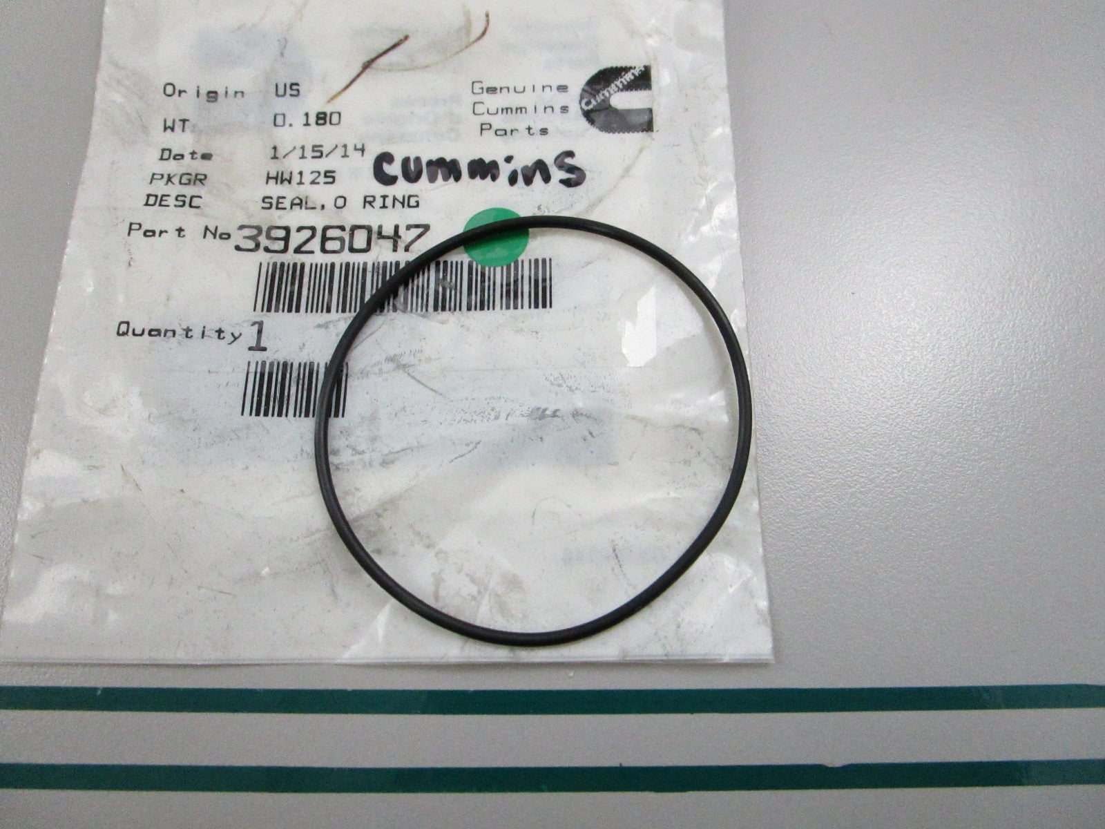 NEW OEM 3926047 Cummins O-Ring Seal 0810