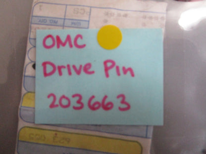 *NEW OEM* 0750 OMC Johnson Evinrude DRIVE PIN 203663 0203663