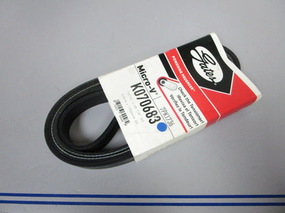 NEW K070683 Gates Micro-V 15/16" x  68 ⅞" Serpentine Belt 0720