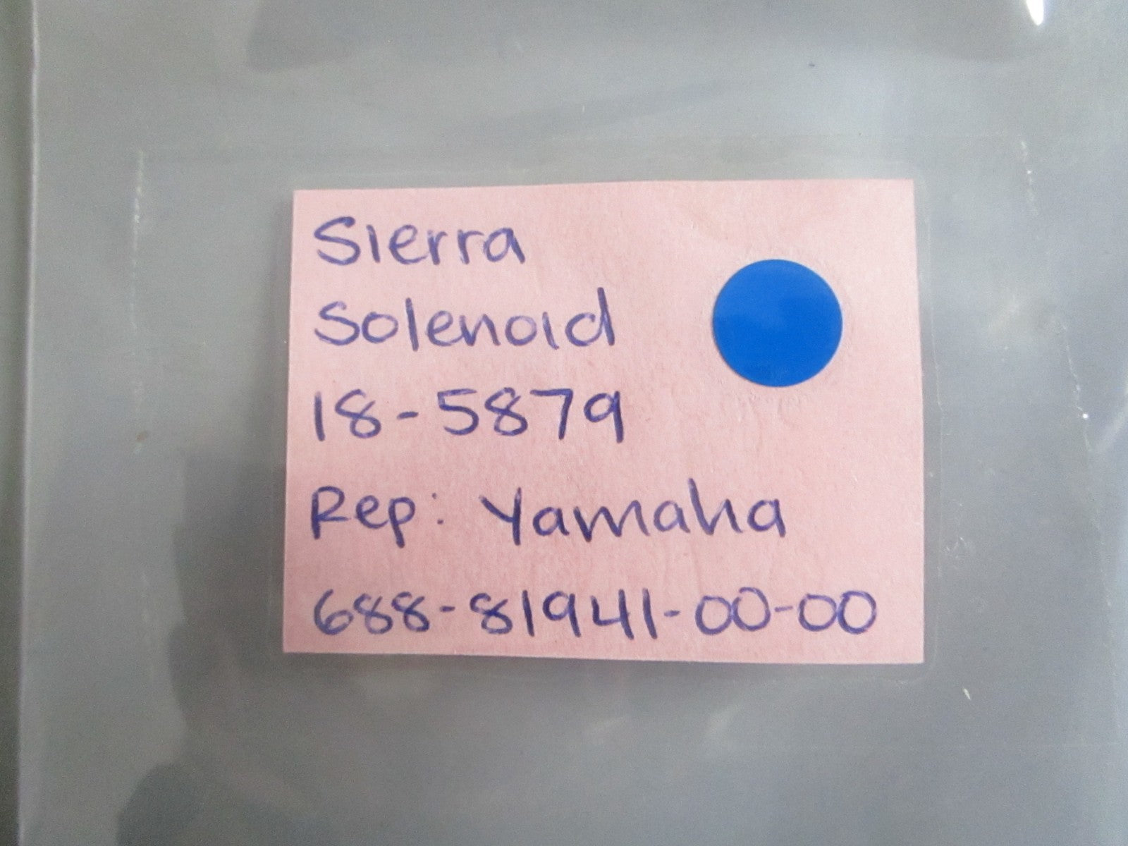 NEW 18-5879 Sierra Solenoid Rep: 688-81941-00-00 Yamaha 0820