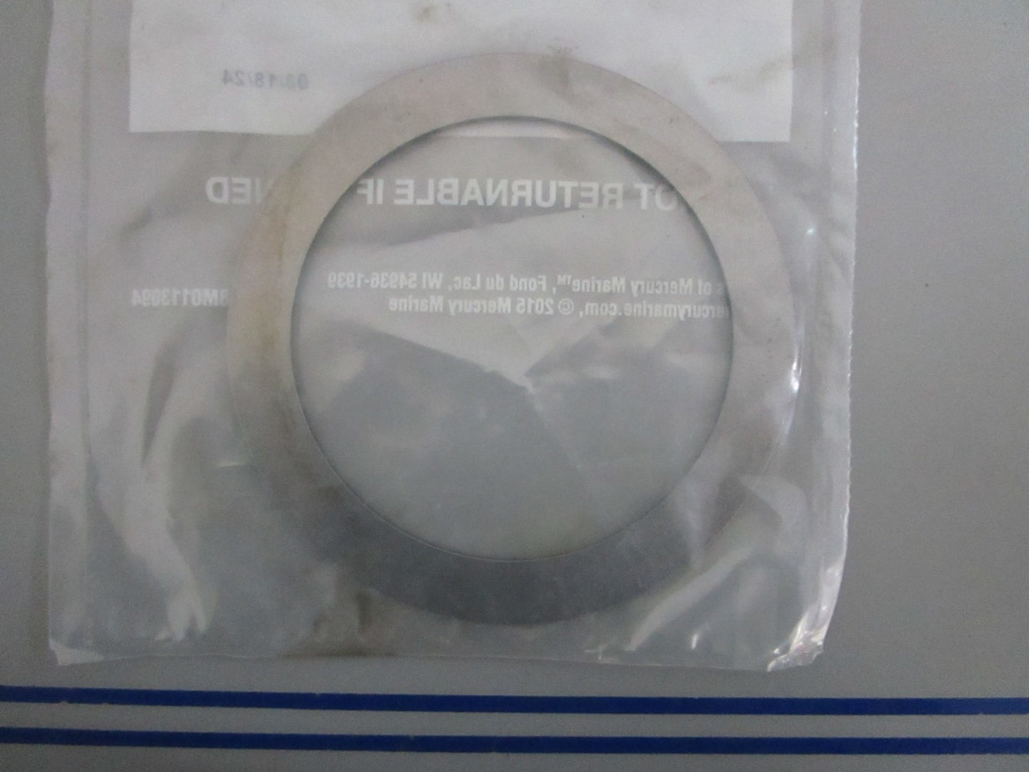 NEW OEM 23-864596067 Mercury Quicksilver Thrust Bearing Race 0820