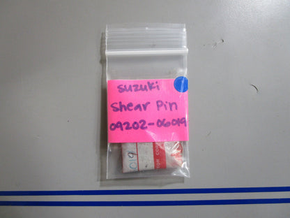 *NEW OEM* 0810 Suzuki Shear Pin 09202-06019