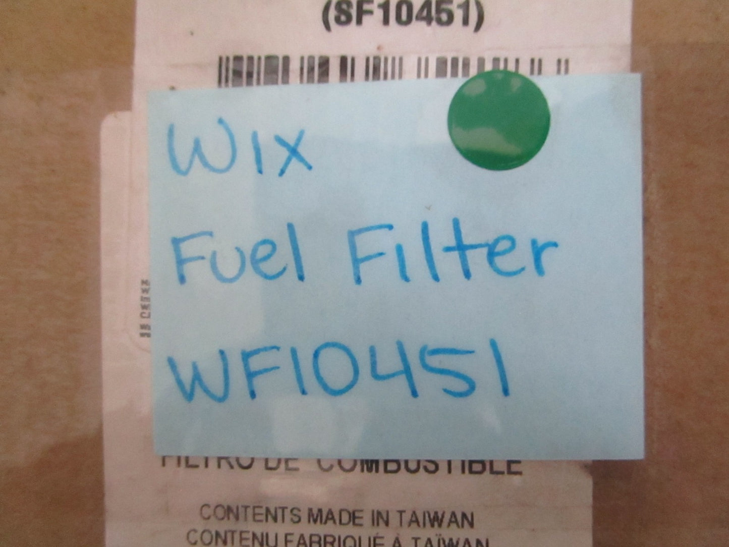 NEW OEM WF10451 Wix Fuel Filter 0820