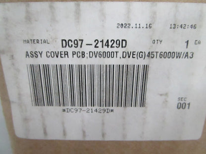 *NEW OEM* 0820 Samsung DV6000T Control Board DC97-21429D