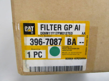 CAT NEW OEM Cabin Air Filter 396-7087 D6N D6R D6T D8 D8T 785 PL83 NOS 0810