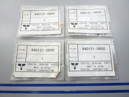 NEW OEM (LOT OF 4) 940121-0600 Tohatsu Washer 0810