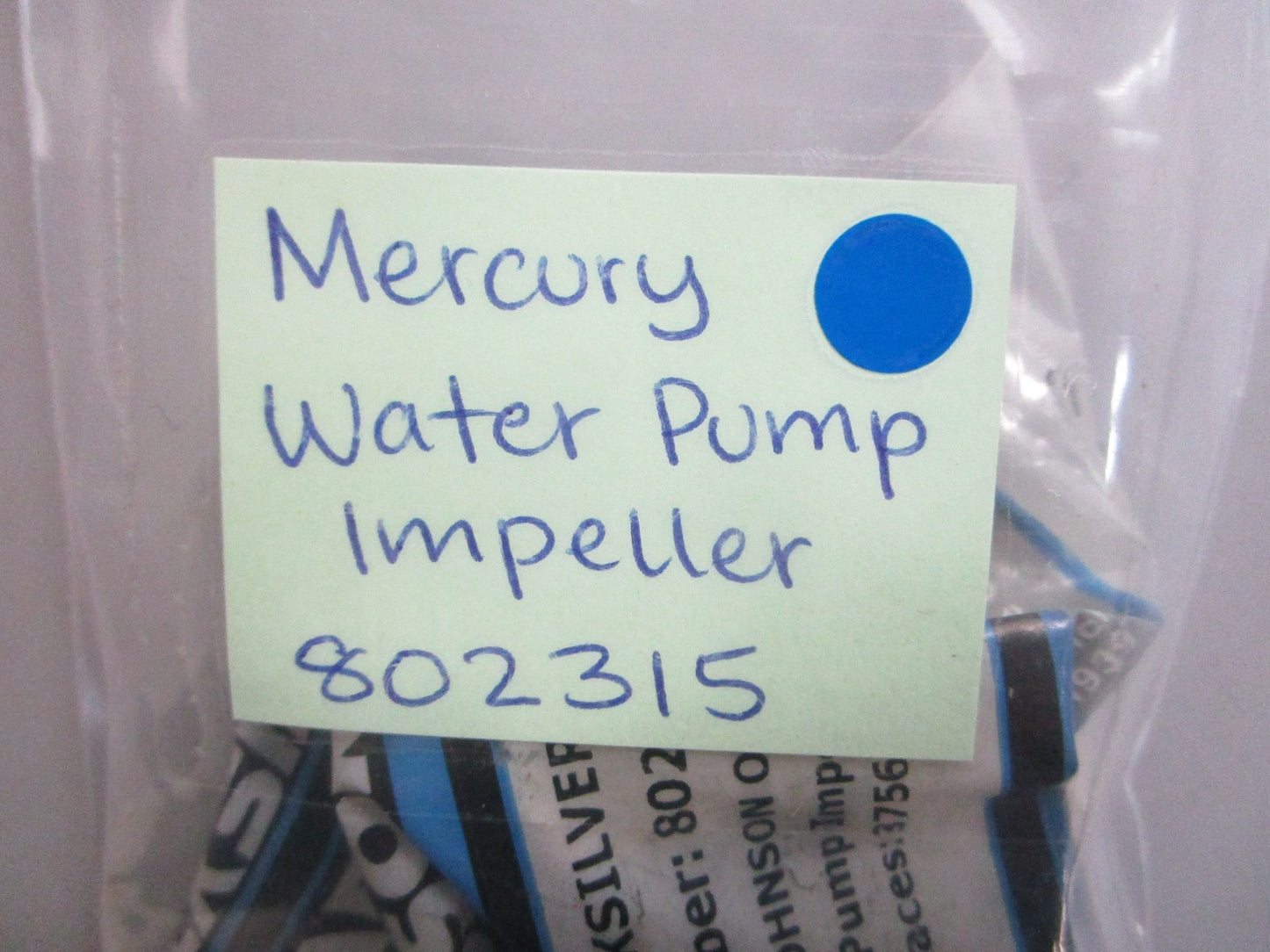 *NEW OEM* 0820 Mercury Quicksilver Water Pump Impeller 802315