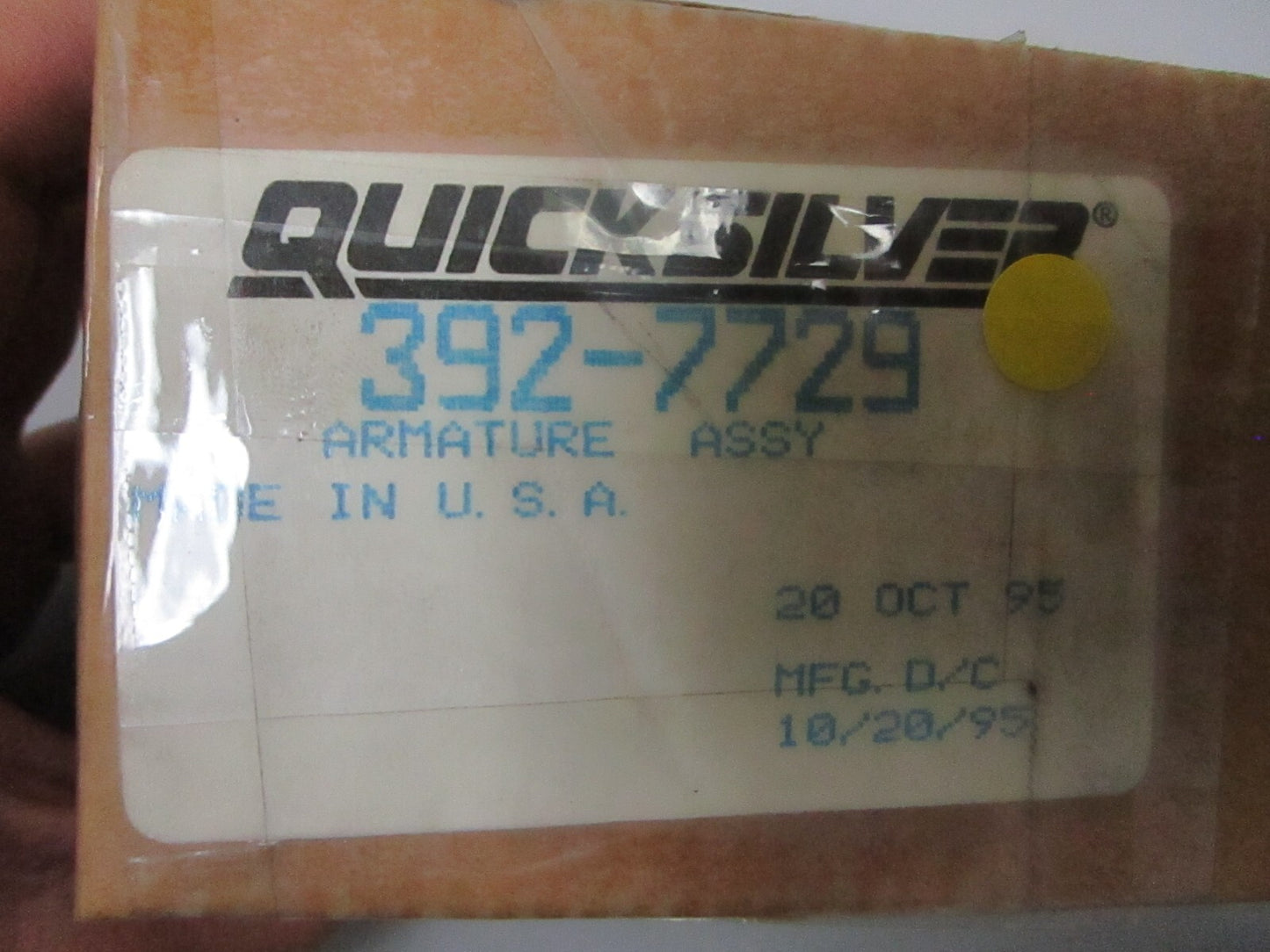 *NEW OEM* 0810 Mercury Quicksilver Armature Assembly 392-7729