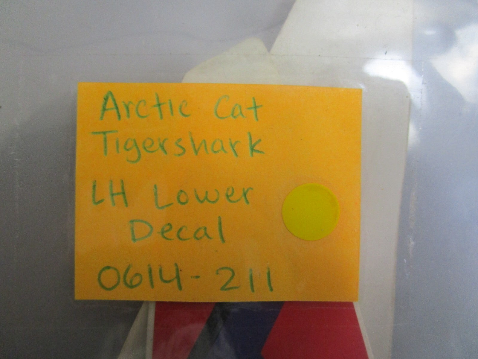 *NEW OEM* 0810 Arctic Cat Tigershark LH Lower Decal 0614-211