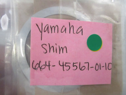 NEW OEM (LOT OF 5) 664-45567-01-10 Yamaha Shim 0810