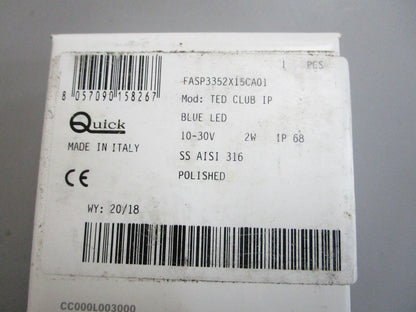 *NEW* 0820 Quick Blue LED Light FASP3352X15CA01